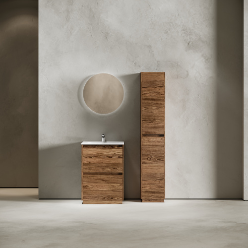 Тумба под раковину Sancos Libra Floor LB60FECH 59х45х84 напольная цвет дуб чарльстон - фото 2